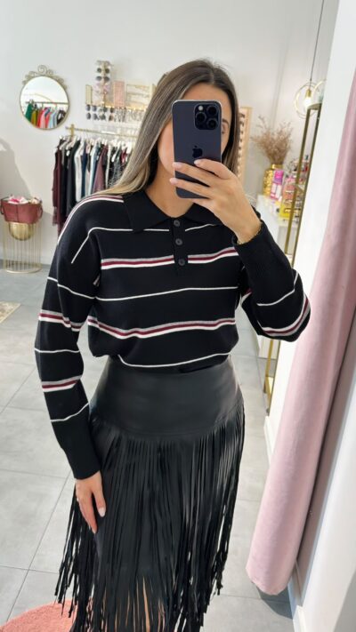 Polo Malha Preto