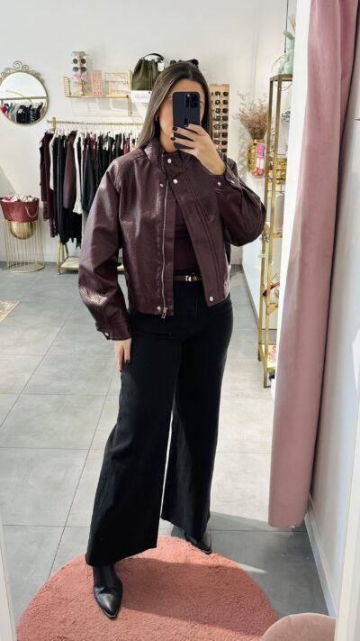 Bomber Napa Bordô