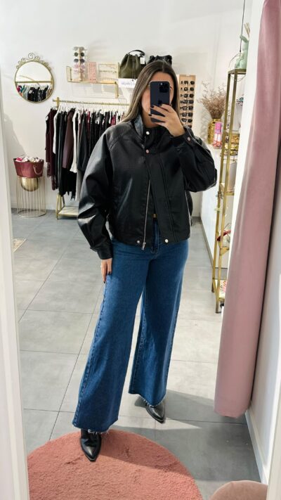 Bomber Napa Preto