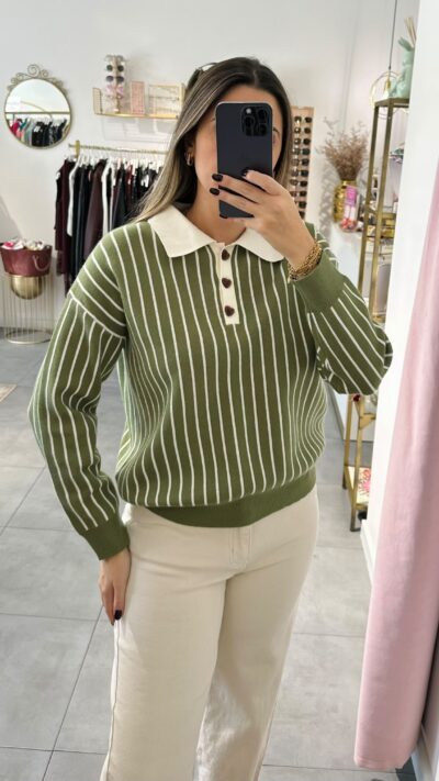 Polo Malha Verde