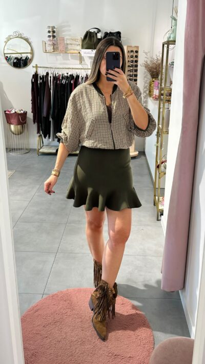 Saia Malha Verde