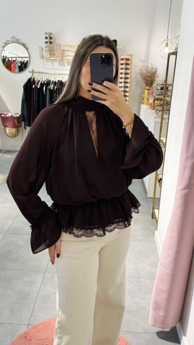 Blusa Bordô