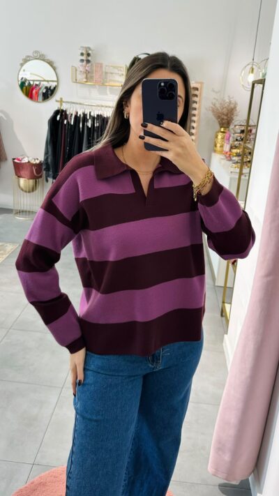 Polo Riscas Roxo